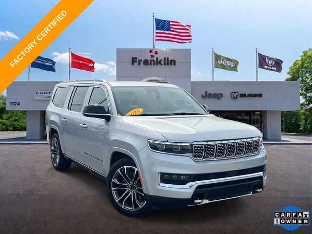 Silver 2025 Jeep Grand Wagoneer L SUV / Crossover Four-Wheel Drive 8-Speed Automatic