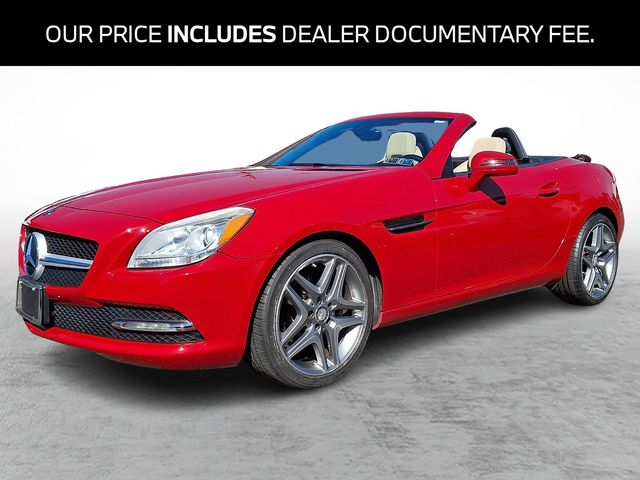 Mars Red 2014 Mercedes-Benz SLK Convertible Rear-Wheel Drive 7-Speed Automatic