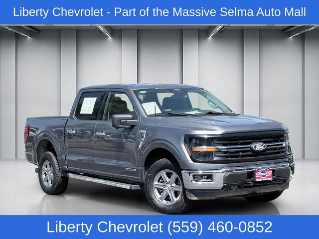 Gray Metallic 2024 Ford F-150 Pickup Truck Four-Wheel Drive Automatic