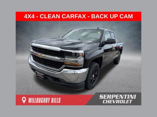 Black 2018 Chevrolet Silverado 1500 Pickup Truck Four-Wheel Drive 6-Speed Automatic Overdrive
