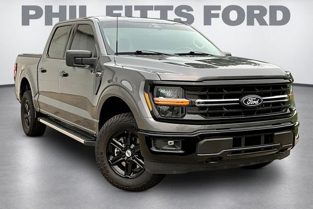 Gray 2025 Ford F-150 Pickup Truck Four-Wheel Drive Automatic