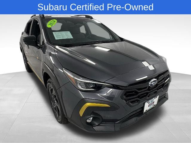Magnetite Gray Metallic 2024 Subaru Crosstrek Sport AWD SUV / Crossover All-Wheel Drive Continuously Variable Transmission