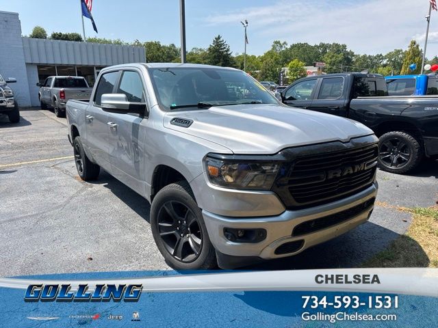 Billet Silver Metallic Clearcoat 2020 RAM 1500 Pickup Truck Four-Wheel Drive 8-Speed Automatic
