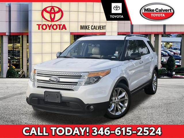 White Platinum Clearcoat Metallic 2013 Ford Explorer XLT SUV / Crossover Front-Wheel Drive 6-Speed Automatic