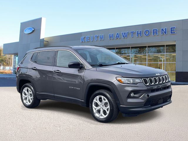 Gray Metallic 2024 Jeep Compass SUV / Crossover Four-Wheel Drive 8-Speed Automatic