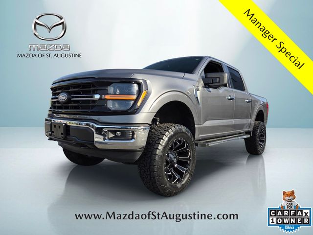 Gray 2025 Ford F-150 Pickup Truck Four-Wheel Drive Automatic