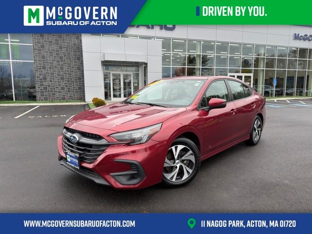 Crimson Red Pearl 2024 Subaru Legacy Sedan All-Wheel Drive Continuously Variable Transmission