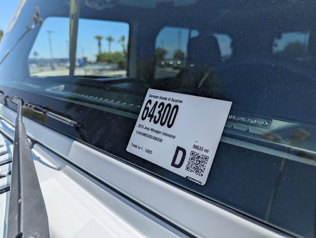 Used 2013 Bright White Clearcoat Jeep Unlimited Sport image 30