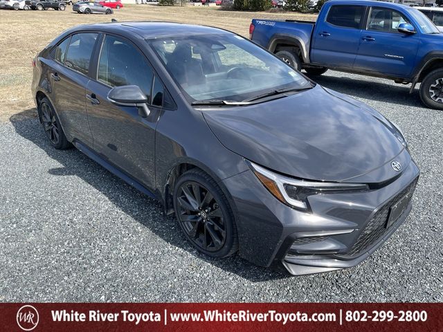 Underground/Midnight Black Metallic 2024 Toyota Corolla SE FWD Sedan Front-Wheel Drive Continuously Variable Transmission