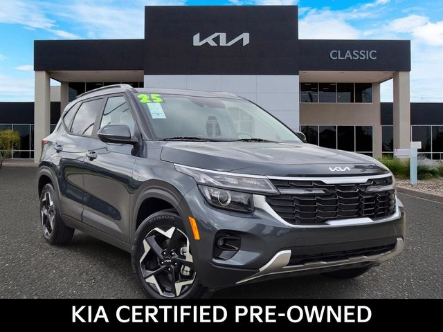 Gravity Gray 2025 Kia Seltos S FWD SUV / Crossover Front-Wheel Drive Continuously Variable Transmission