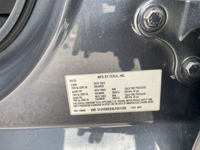 Used 2020 Tesla Model Y Long Range 4D Sport Utility