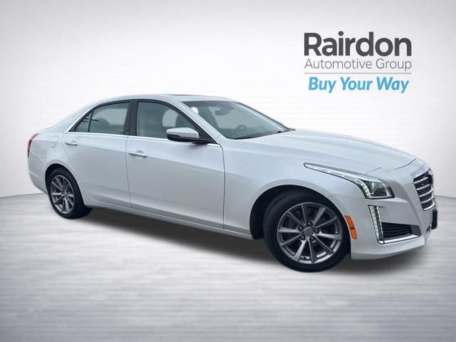 Crystal White Tricoat 2017 Cadillac CTS 2.0T Luxury RWD Sedan Rear-Wheel Drive 8-Speed Automatic