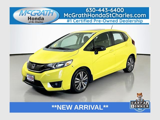 Mystic Yellow Pearl 2015 Honda Fit EX Hatchback Front-Wheel Drive Continuously Variable Transmission