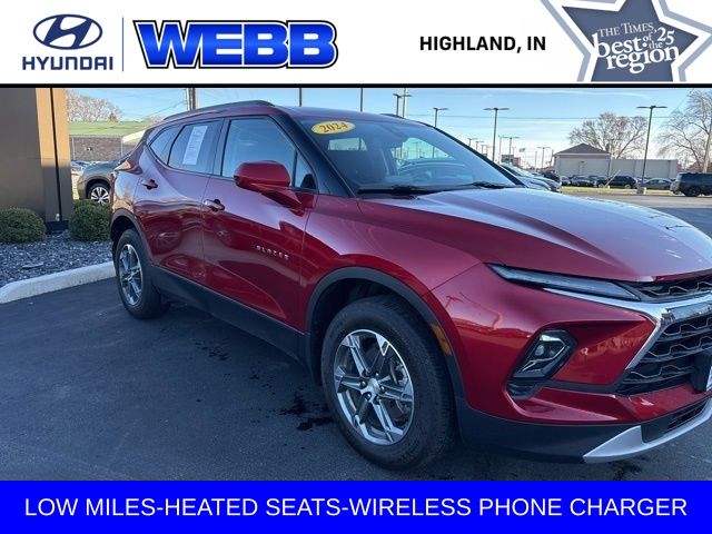 Radiant Red Tintcoat 2024 Chevrolet Blazer 2LT FWD SUV / Crossover Front-Wheel Drive 9-Speed Automatic Overdrive