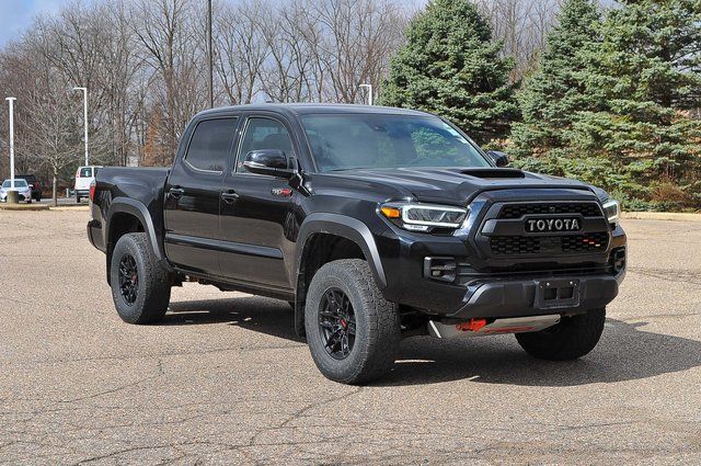Midnight Black 2021 Toyota Tacoma TRD Pro Double Cab 4WD Pickup Truck Four-Wheel Drive 6-Speed Automatic