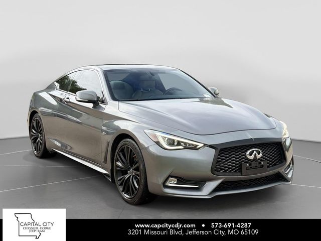 Gray (Graphite Shadow) 2017 INFINITI Q60 3.0t Premium Coupe AWD Coupe All-Wheel Drive 7-Speed Automatic
