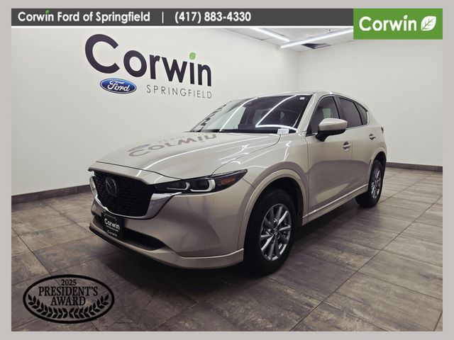 Gray (Platinum Quartz Metallic) 2025 Mazda CX-5 2.5 S Preferred AWD SUV / Crossover All-Wheel Drive 6-Speed Automatic