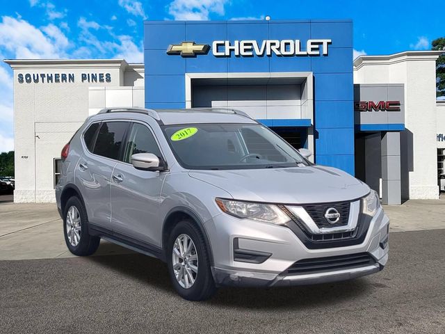 Brilliant Silver 2017 Nissan Rogue SUV / Crossover Front-Wheel Drive Continuously Variable Transmission