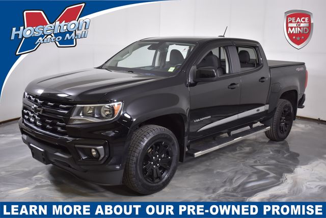 Black 2021 Chevrolet Colorado Pickup Truck Four-Wheel Drive 8-Speed Automatic
