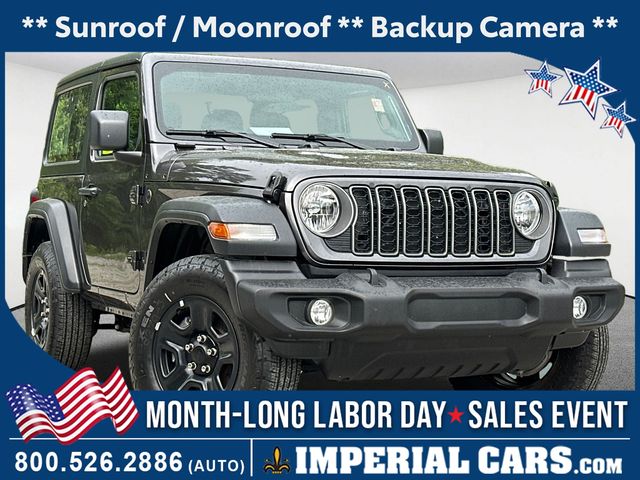 Gray (Granite Crystal Metallic Clearcoat) 2025 Jeep Wrangler SUV / Crossover Four-Wheel Drive 6-Speed Manual