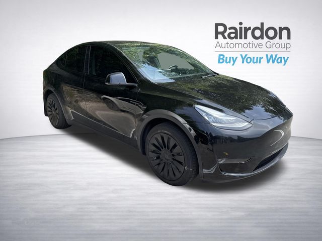 Solid Black 2023 Tesla Model Y SUV / Crossover All-Wheel Drive 1-Speed Automatic