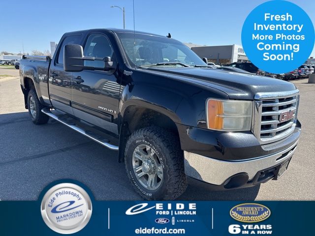 Onyx Black 2008 GMC Sierra 2500HD SLE1 Crew Cab 4WD Pickup Truck Four-Wheel Drive 6-Speed Automatic Overdrive