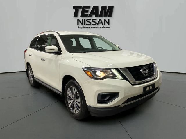 Glacier White 2018 Nissan Pathfinder S 4WD SUV / Crossover Four-Wheel Drive Continuously Variable Transmission