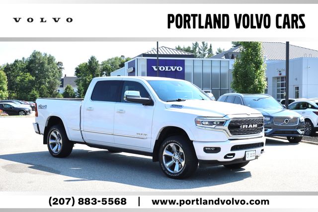 Ivory White Tri-Coat Pearlcoat 2021 RAM 1500 Pickup Truck Four-Wheel Drive 8-Speed Automatic