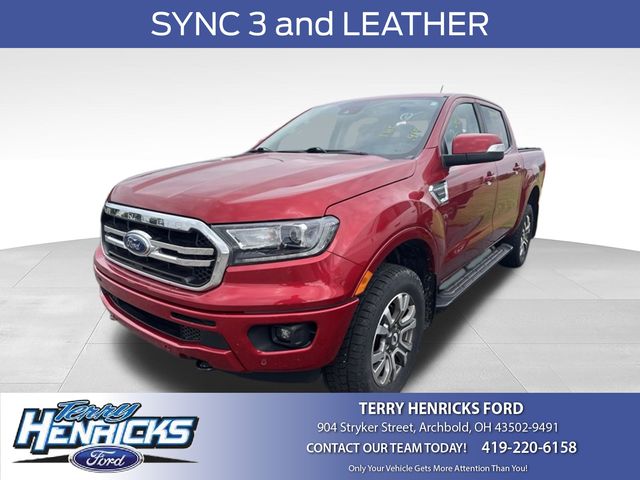Rapid Red Metallic Tinted Clearcoat 2020 Ford Ranger Pickup Truck Four-Wheel Drive Automatic
