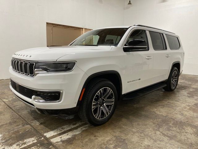 Bright White Clearcoat 2025 Jeep Wagoneer L SUV / Crossover Four-Wheel Drive 8-Speed Automatic