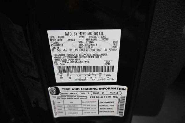 Used 2010 Ford F-150 Truck