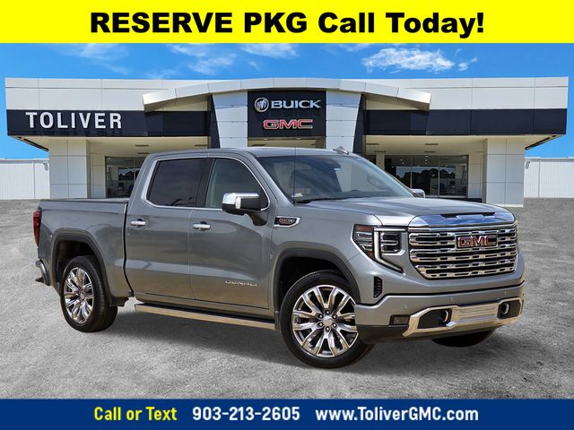 Sterling Metallic 2023 GMC Sierra 1500 Denali Crew Cab 4WD Pickup Truck Four-Wheel Drive Automatic