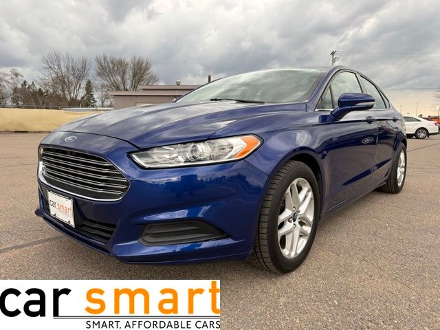 Blue 2016 Ford Fusion SE Sedan Front-Wheel Drive 6-Speed Automatic