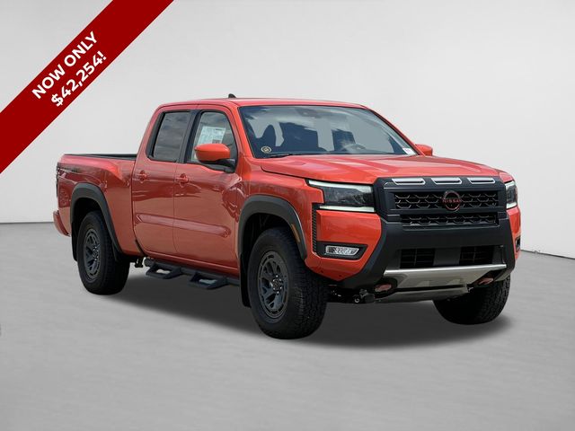 Afterburn Orange 2026 Nissan Frontier PRO-4X Crew Cab LB 4WD Pickup Truck Four-Wheel Drive 9-Speed Automatic Overdrive