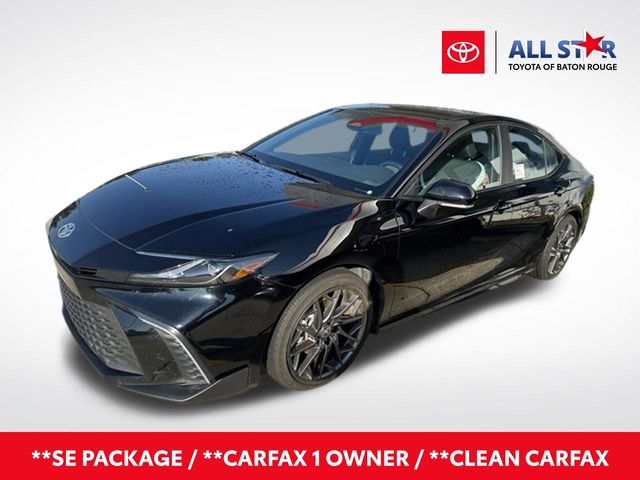 Midnight Black Metallic 2026 Toyota Camry Sedan Front-Wheel Drive Continuously Variable Transmission