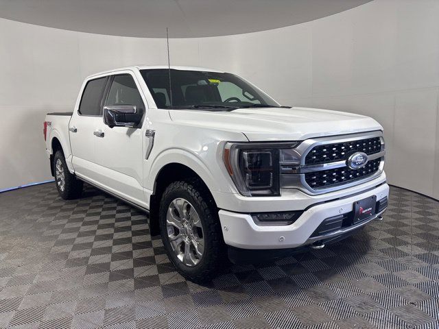 White Metallic 2022 Ford F-150 Pickup Truck Four-Wheel Drive Automatic