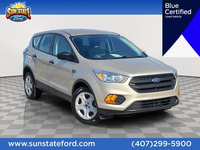 White Gold 2017 Ford Escape S FWD SUV / Crossover Front-Wheel Drive 6-Speed Automatic