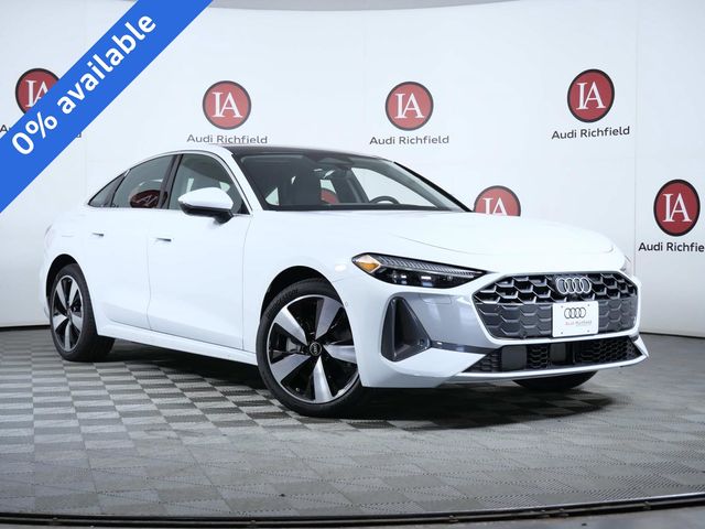 Glacier White 2025 Audi A5 quattro Premium Plus Sedan Sedan All-Wheel Drive 7-Speed Automatic