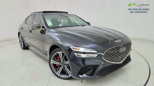 Vik Black 2025 Genesis G70 3.3T Sport Advanced RWD Sedan Rear-Wheel Drive 8-Speed Automatic