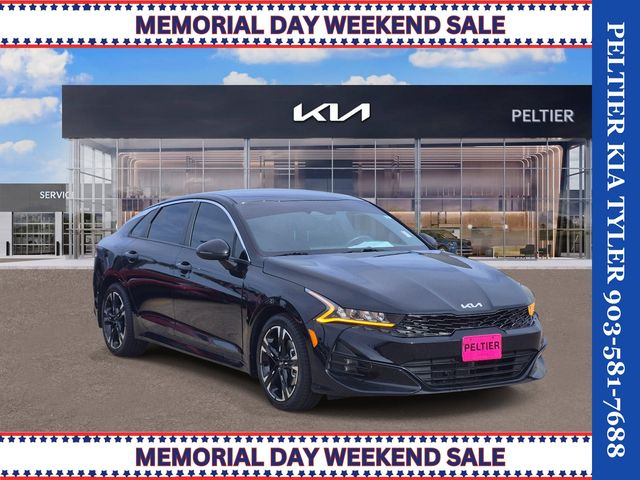 Ebony Black 2023 Kia K5 GT-Line FWD Sedan Front-Wheel Drive 8-Speed Automatic