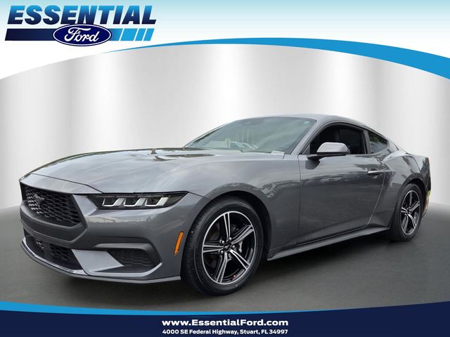 Gray Metallic 2024 Ford Mustang EcoBoost Fastback RWD Coupe Rear-Wheel Drive Automatic