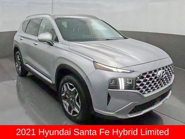 Shimmering Silver 2021 Hyundai Santa Fe Hybrid SUV / Crossover All-Wheel Drive 6-Speed Automatic