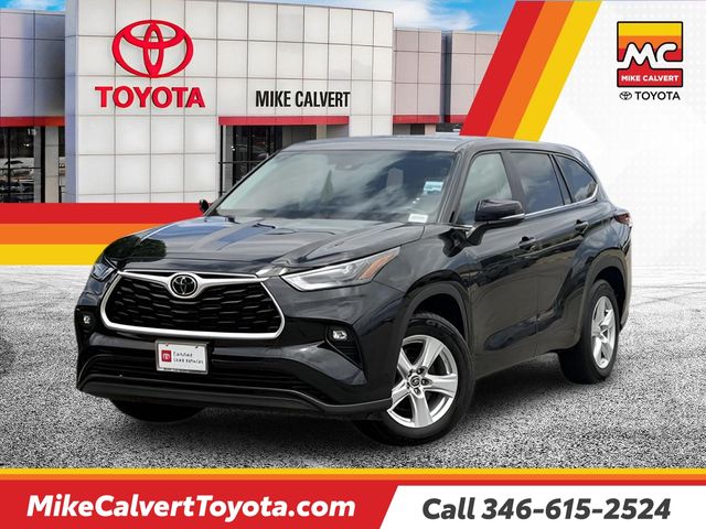 Midnight Black Metallic 2024 Toyota Highlander SUV / Crossover Front-Wheel Drive 8-Speed Automatic