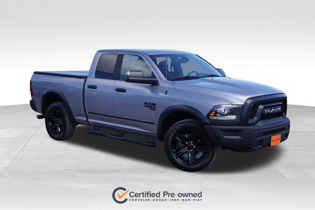 Billet Silver Metallic Clearcoat 2023 RAM 1500 Classic Warlock Quad Cab 4WD Pickup Truck Four-Wheel Drive 8-Speed Automatic