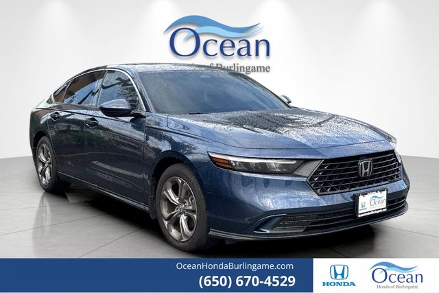 Blue 2024 Honda Accord EX FWD Sedan Front-Wheel Drive Continuously Variable Transmission