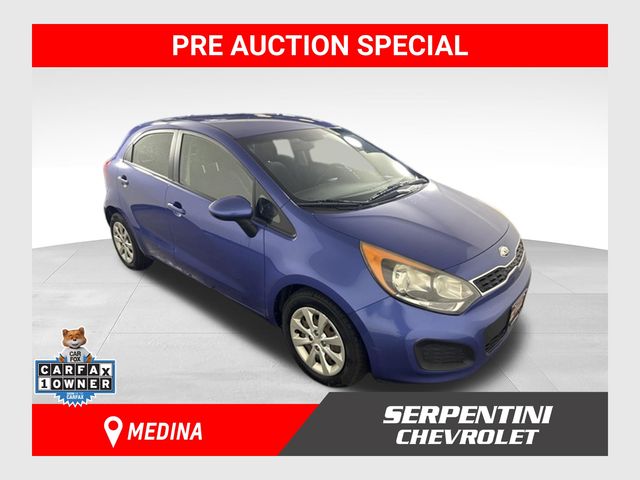Electronic Blue 2013 Kia Rio Sedan Front-Wheel Drive 6-Speed Automatic
