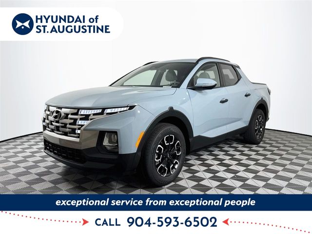 Blue Stone 2022 Hyundai Santa Cruz Pickup Truck All-Wheel Drive 8-Speed Automatic