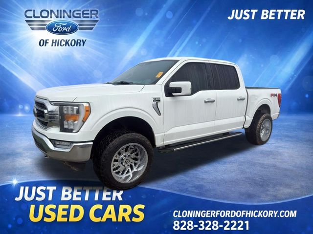 Oxford White 2021 Ford F-150 XLT SuperCrew 4WD Pickup Truck Four-Wheel Drive Automatic