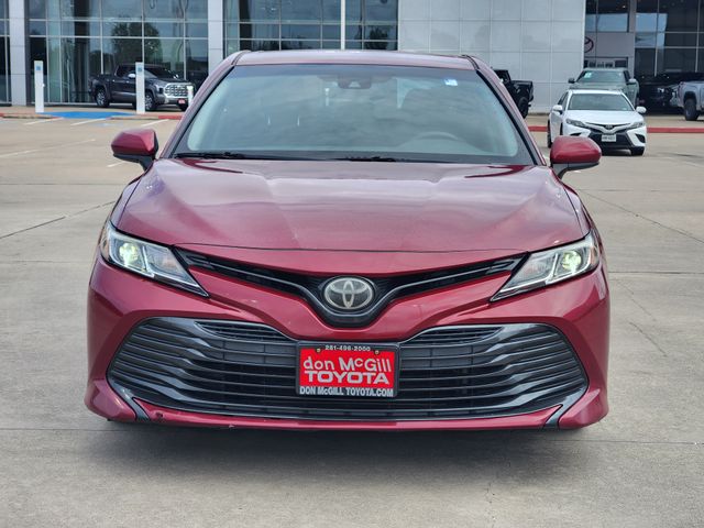 2020 Toyota Camry LE Red at Monument Chevrolet