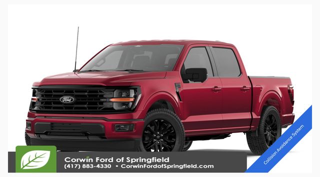Ruby Red Metallic Tinted Clearcoat 2026 Ford F-150 XLT SuperCrew 4WD Pickup Truck Four-Wheel Drive Automatic